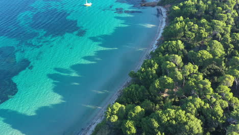 aerial-view-of-Porquerolles-paradise-idyllic-beach-crystal-clear-water